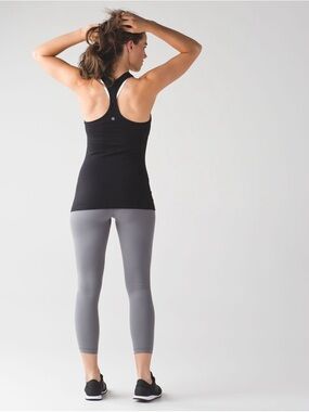 lululemon athletica Black Racerback Tank